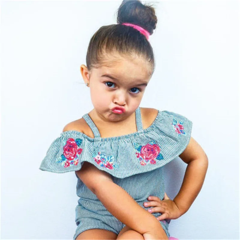 Одежда для новорожденных девочек повседневное летнее боди в полоску без рукавов