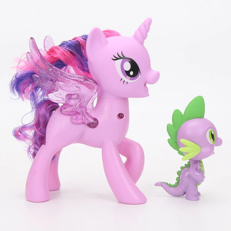 Электронные игрушки My Little Pony Princess Twilight Sparkle & Spike the Dragon Friendship Duet из ПВХ|toys princess|action