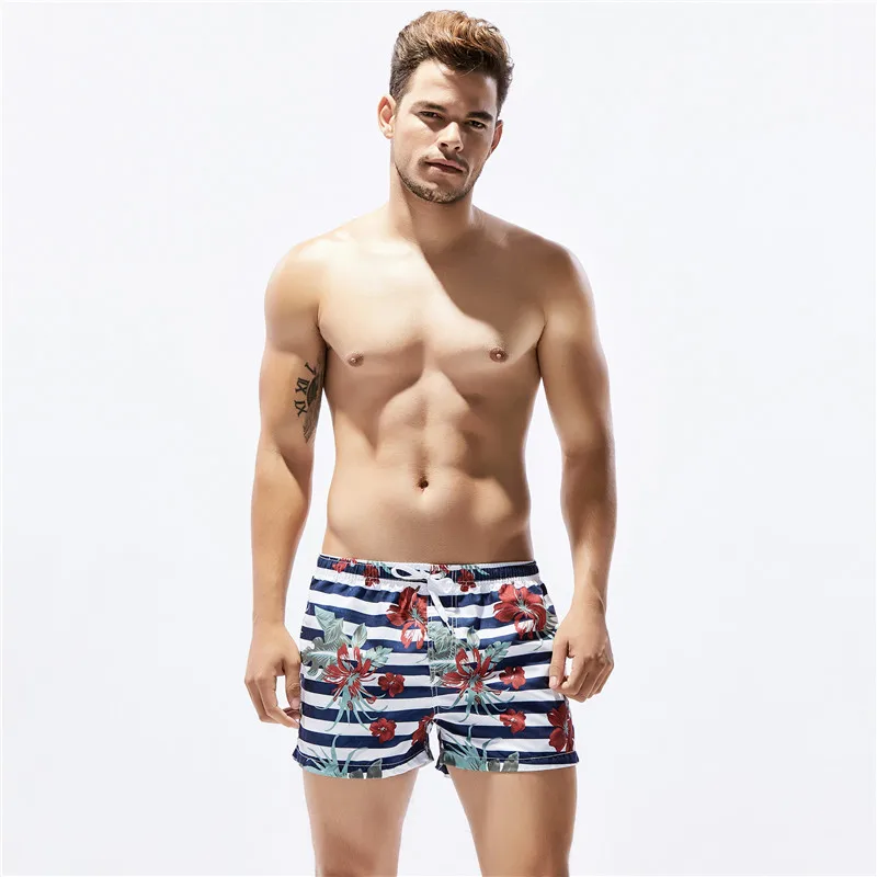 

Mens Clothes New Board Shorts Bermuda Masculina Print Casual Shorts Man Beach Shorts Quickly Dry Polyester Boxers