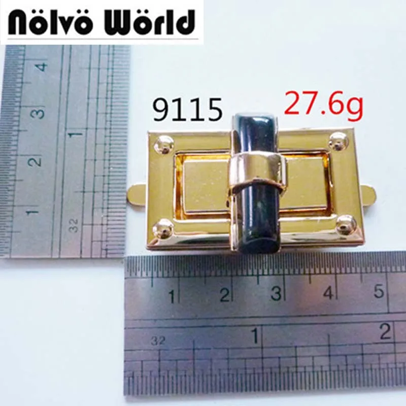 20 шт. светильник золотистый лаковый подходящий размер Поворотный замок сумка из