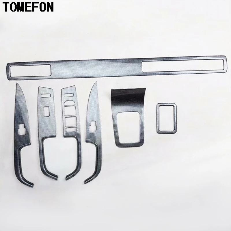 Краска TOMEFON из АБС углеродного волокна для Volvo S80 2009 2011 внутренняя Передняя