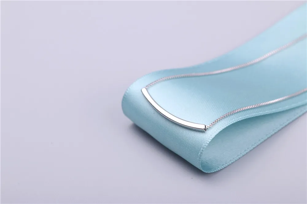 Ювелирные изделия из стерлингового серебра 100% пробы дуговое ожерелье серебро 925