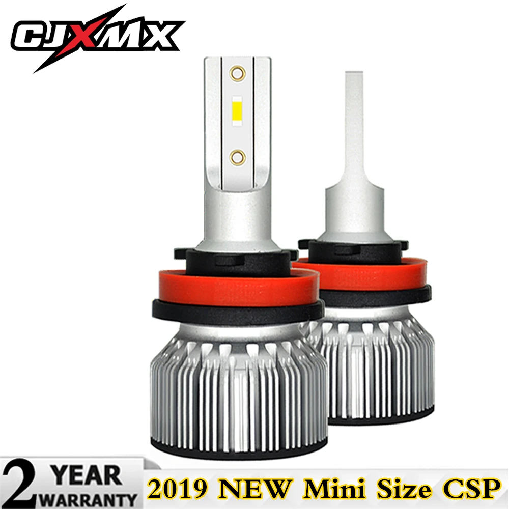 CJXMX 2 шт. H4 H7 светодиодный автомобильный светильник H1 H3 H11 H13 H27 HB3 HB4 9004 9005 9006 9007 мини