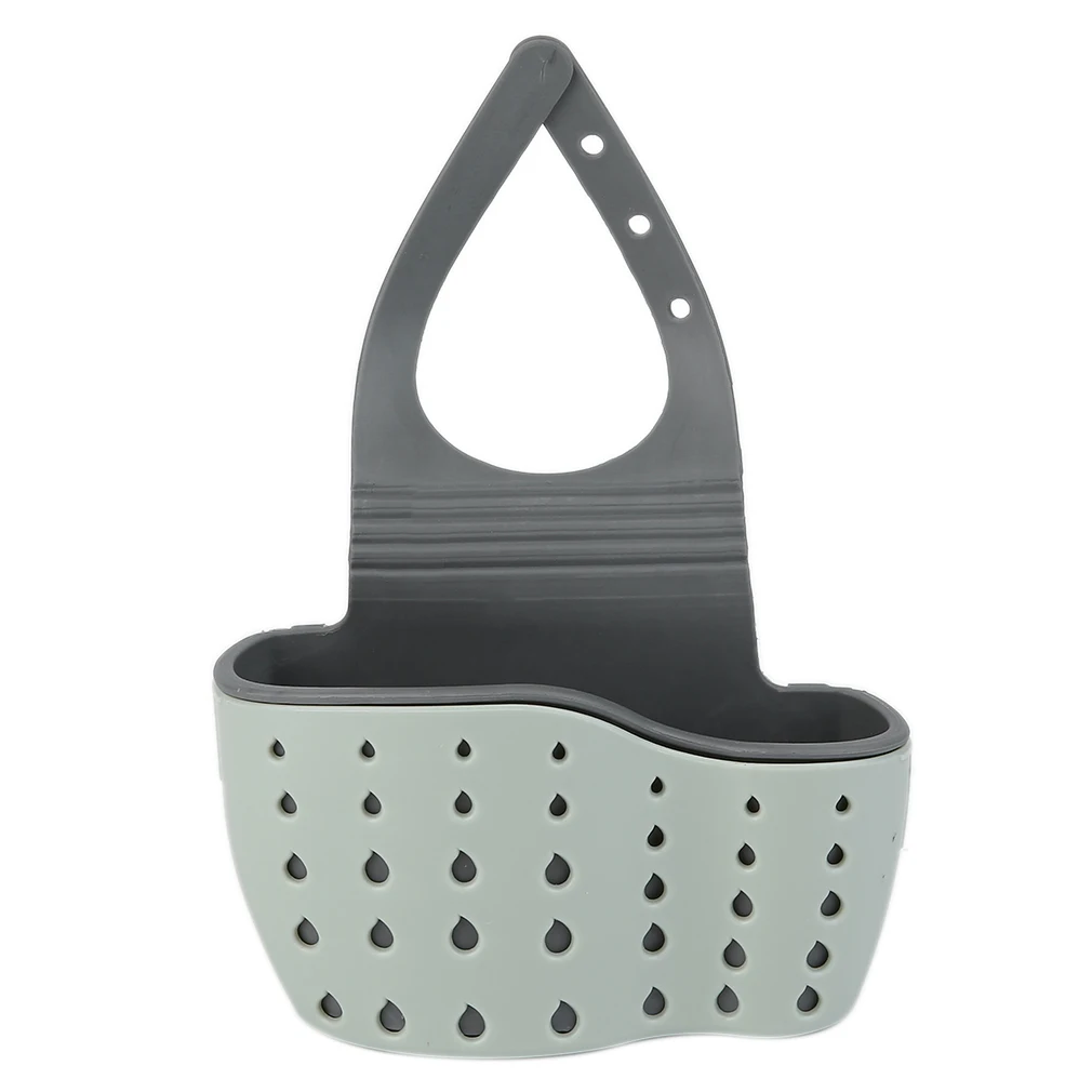 Adjustable Kitchen Hanging Drain Basket Sink Shelf Soap Sponge Bathroom Storage Rack | Дом и сад