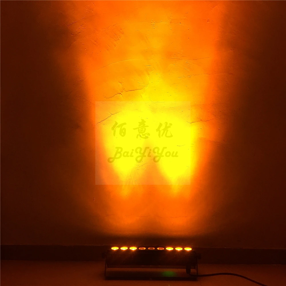 2 шт./лот 9x18 W 6IN1 светодиодный отдельных Управление Powercon настенный льющегося света Прямоугольный светильник RGBAW+ UV Красочные Мыть фон экран для помещений