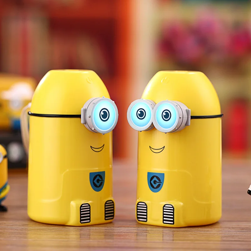 LSTACHi Mini Minions увлажнитель воздуха милый мультяшный Распылитель USB светодиодный