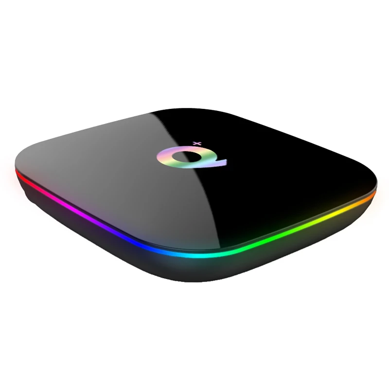 Q Plus Smart tv Box Android 9 0 4 ГБ ОЗУ 64 Гб 32 ПЗУ 6K H.265 USB3.0 wifi Поддержка Netflix Google Qplus