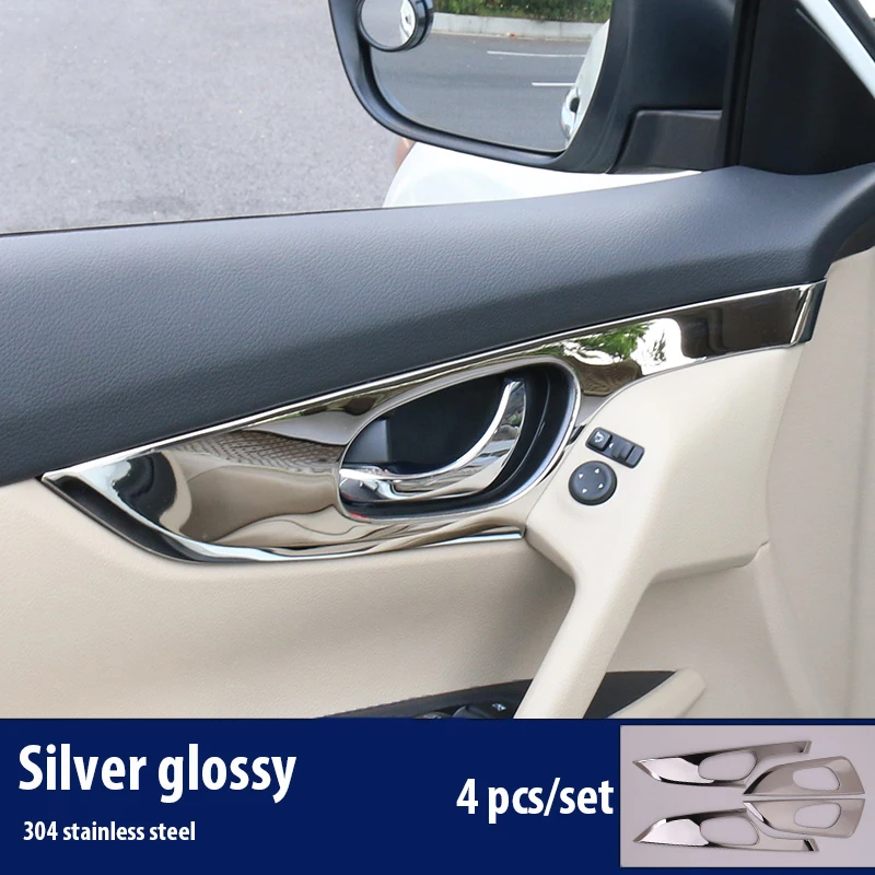 4 шт./компл. Стайлинг автомобиля внутренняя дверная ручка чаша декоративная рама