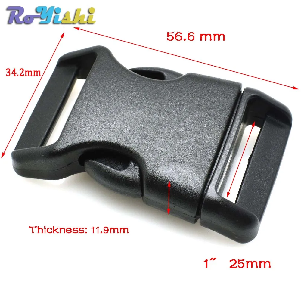 Ремешок с пластиковой пряжкой для браслета из Паракорда и собачьей шлейки 100