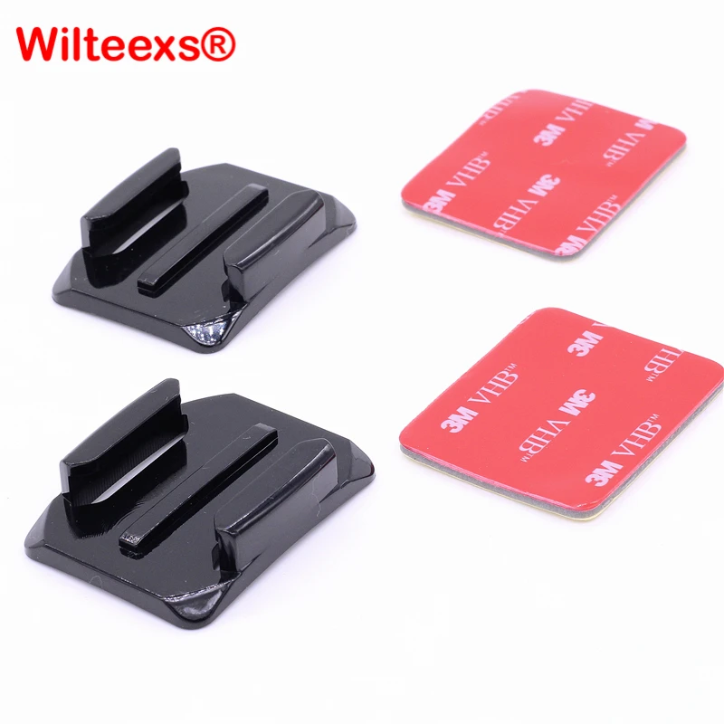 Аксессуары WILTEEXS изогнутая поверхность 3M VHB клейкое крепление для Xiaomi Yi 4K SJCAM SJ4000