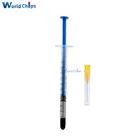 Новейшая Серебристая проводящая клейкая паста горячая Распродажа 0,3 мл для ремонта электроники