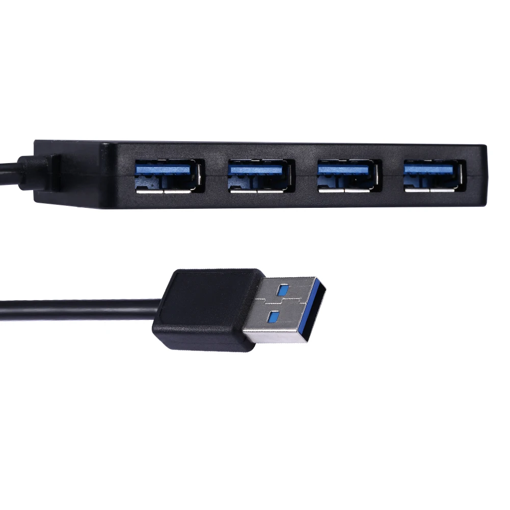 Портативный usb концентратор Компактный 4 портовый USB 3 0 разветвитель адаптер 5