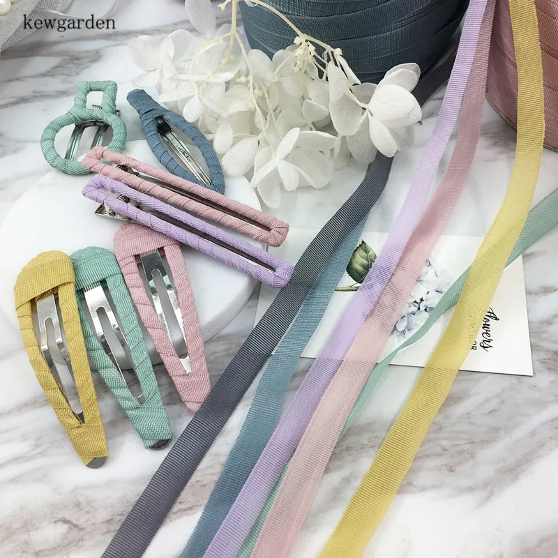 Kewgarden DIY заколка-бант брошь серьги аксессуары атласная обруч 10 мм 3/8 дюйма кольцо с