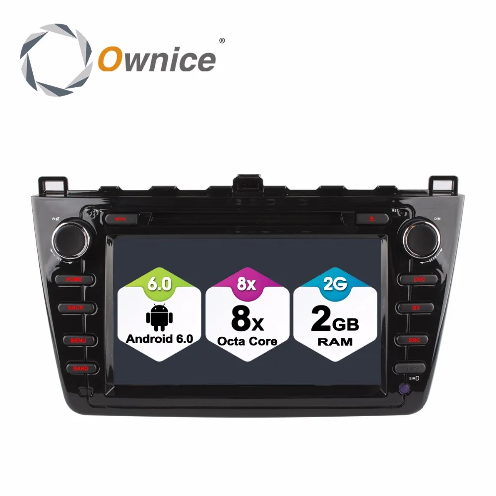HD 1024 Octa Core 2GB RAM Android 6.0 Car DVD Player For Mazda 6 Ruiyi Ultra 2008 2009 2010 2011 2012 4G Wifi Radio Stereo GPS | Автомобили