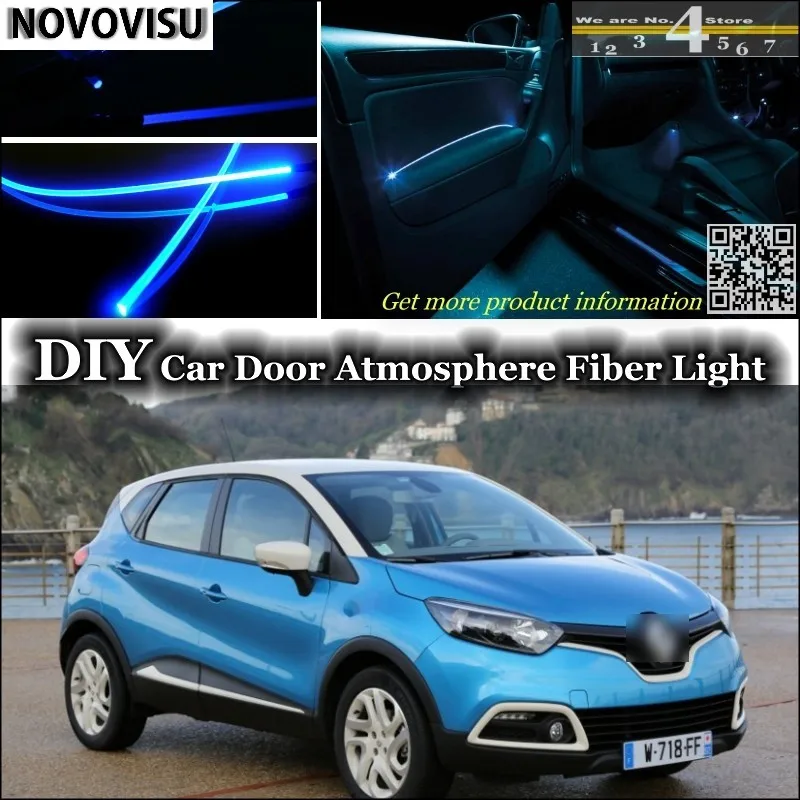 

NOVOVISU для Renault Captur / Samsung QM3 внутреннее освещение, атмосфера, волоконно-оптическое освещение, внутренняя подсветка двери