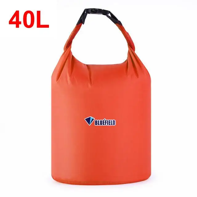 5 цветов портативный 40L 70L водостойкая наружная сумка для хранения сухая сумка для каноэ каяк Рафтинг Спорт Кемпинг оборудование Дорожный комплект - Цвет: 40L Orange