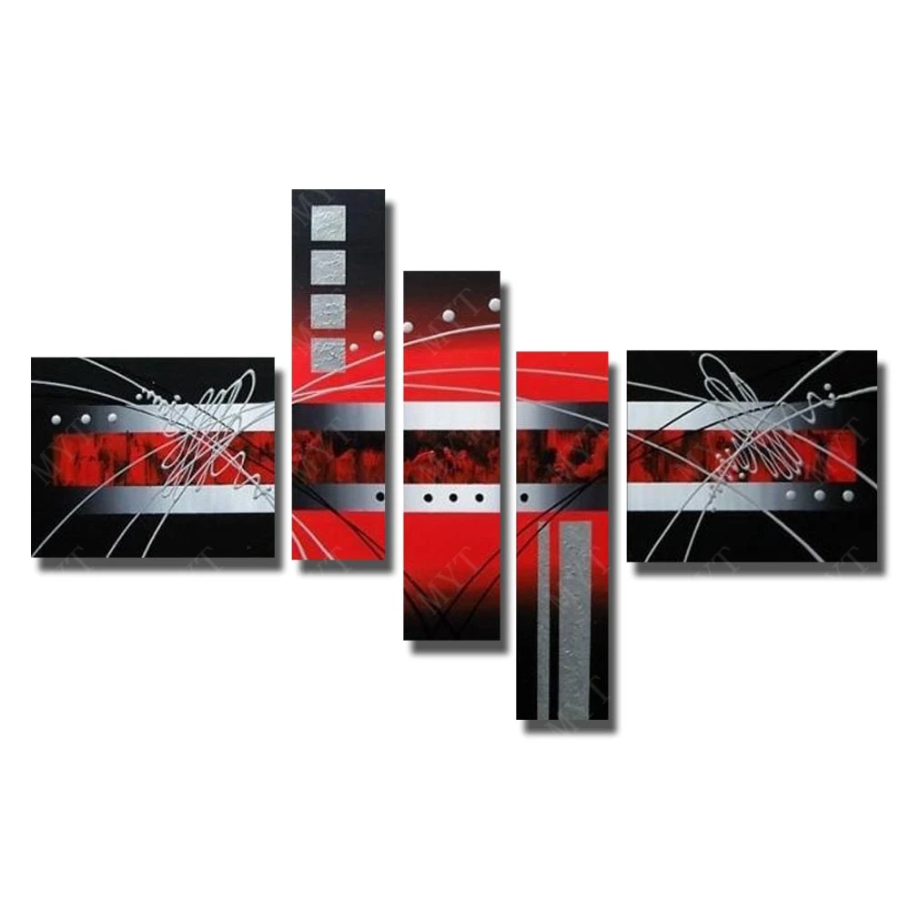 Free shipping wall canvas art oil painting large size by hand painted abstract paintings for wholesale | Дом и сад