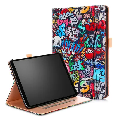 5 Чехол для iPad Pro 1"() Smart Cover Funda Skin для нового iPad Pro 11 дюймов ручной держатель подставка Coque Shell+ пленка+ стилус - Цвет: 5