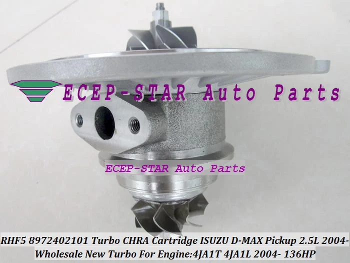 Турбокомпрессор RHF5 8972402101 8973295881 8971856452 Turbo CHRA для ISUZU D-MAX Pickup 2004- 4JA1 2.5L 4JA1T 4JA1L 136HP |