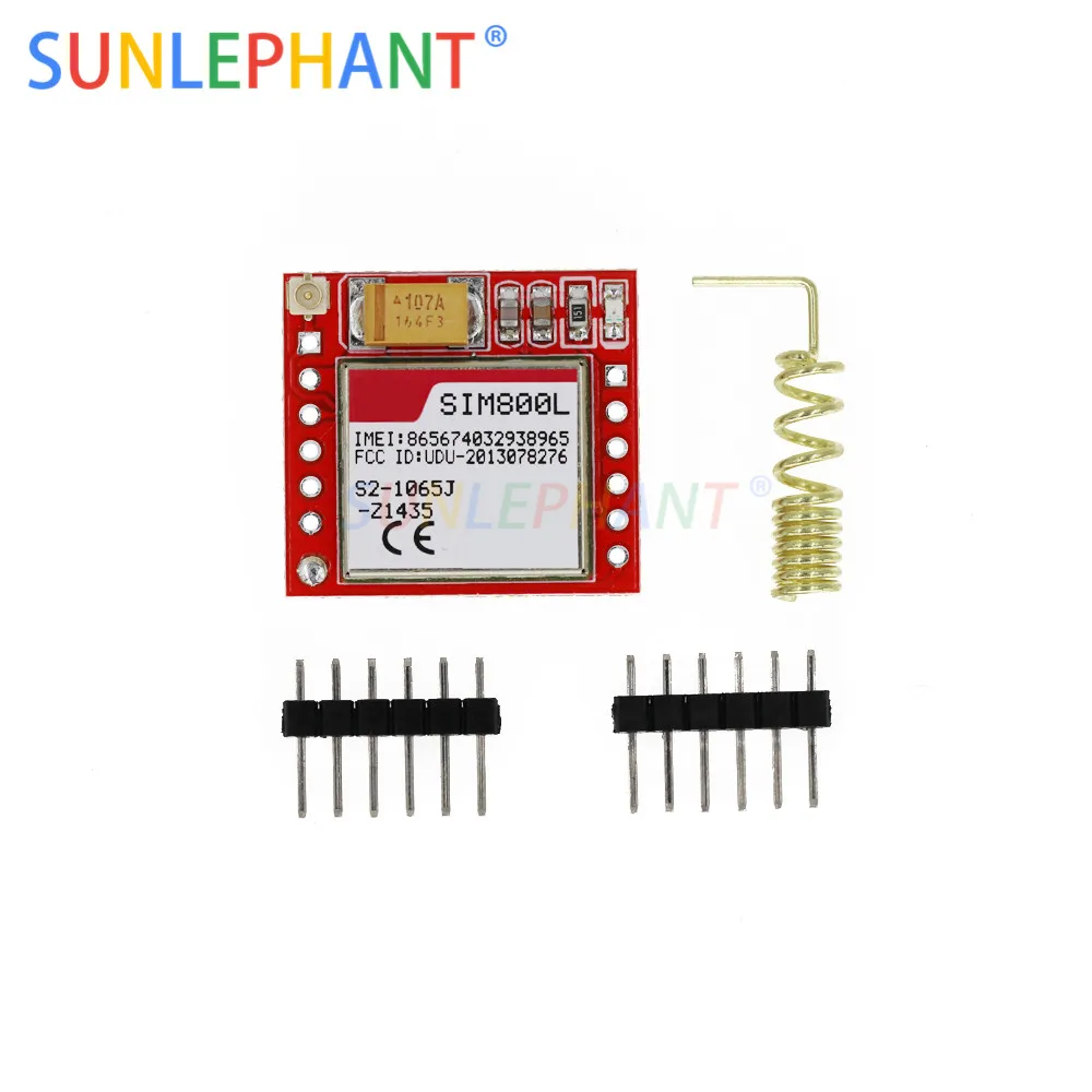 Мини маленький SIM800L GPRS GSM модуль карта MicroSIM Core Беспроводная плата четырехдиапазонный ttl последовательный порт