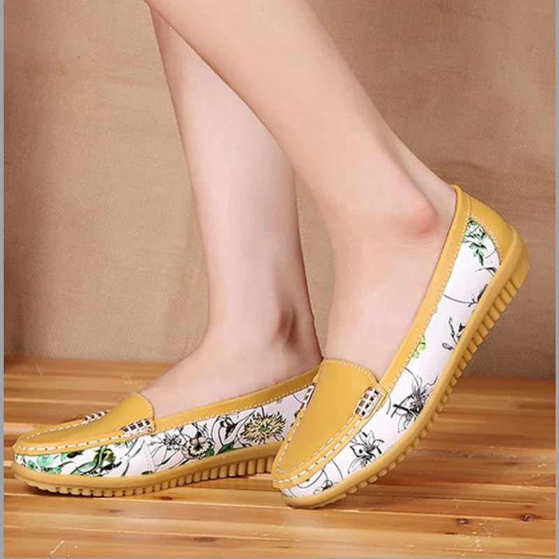 Туфли YAERNI женские из натуральной кожи лоферы на плоской подошве без застежки