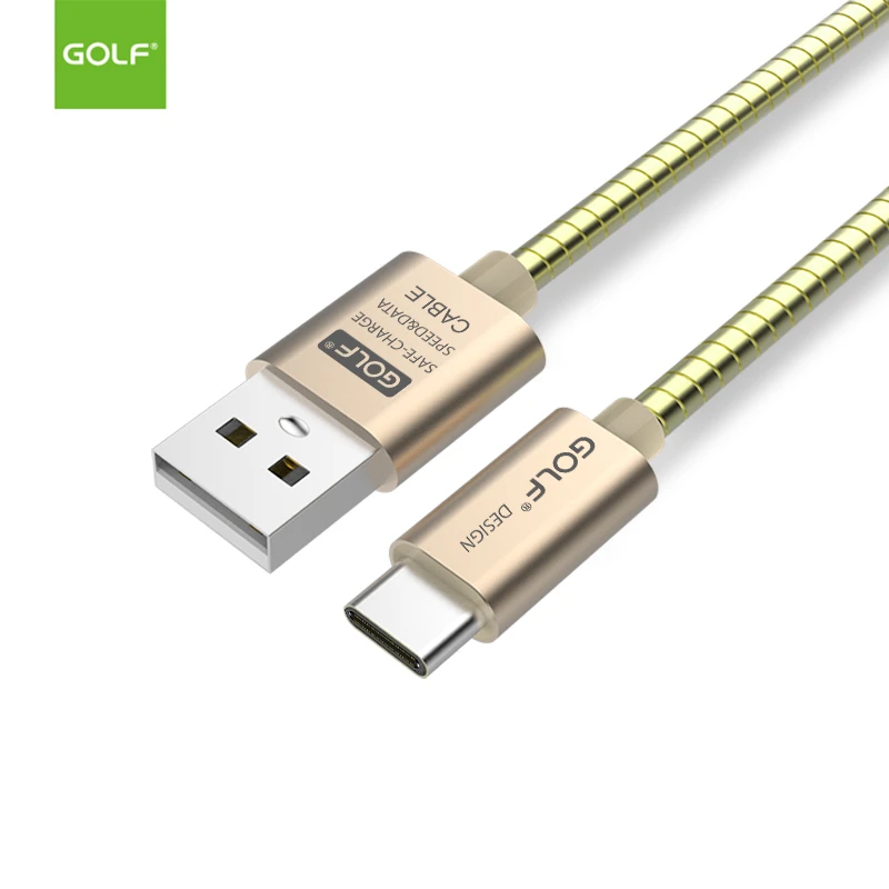 USB кабель GOLF 1 м для зарядки и передачи данных iPhone 7 8 Plus XR X XS 11 Pro Max Samsung S7 S8 S9 S10 LG OnePlus