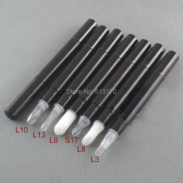 Новое поступление пустые блеск для губ пробки черный топ Сделай Сам анти акне