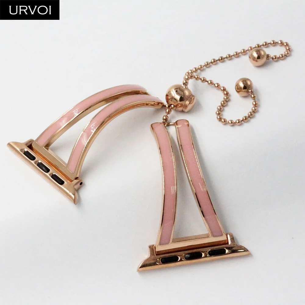 URVOI braceket для Apple Watch band series 6 SE 5 4 3 2 1 модная цепочка девочек наручная манжета из