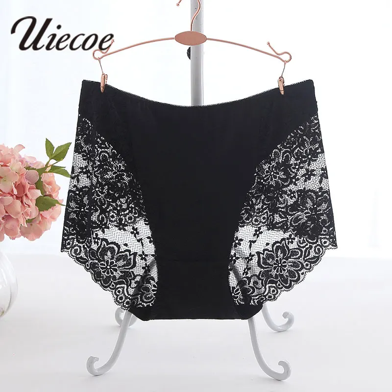 Белье uiecoe размера плюс 4XL-5XL женское нижнее белье кружевные трусики дышащие Бесшовные Большие размеры Нижнее белье для похудения трусы для женщин