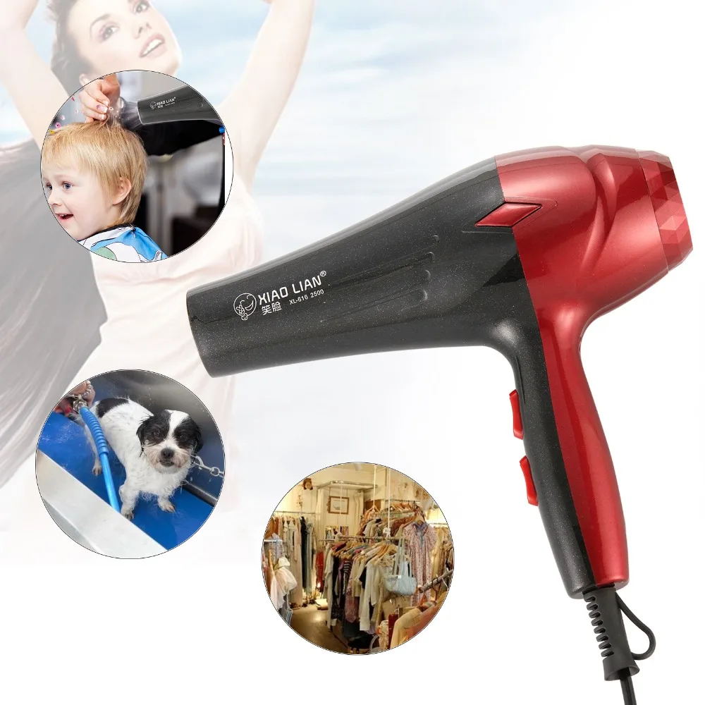 

Anmas Rucci 2200 Вт профессиональный фен для волос для парикмахерской быстрая укладка фен AC мотор горячий и холодный ветер