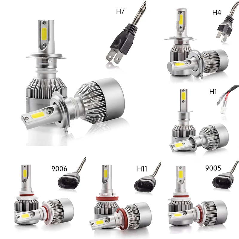 H4 H7 H11 H1 H3 LED headlight motorcycle car accesories ДХО дневные ходовые огни противотивотуманные фары светодиодные лампы для авто свет 12 В 2