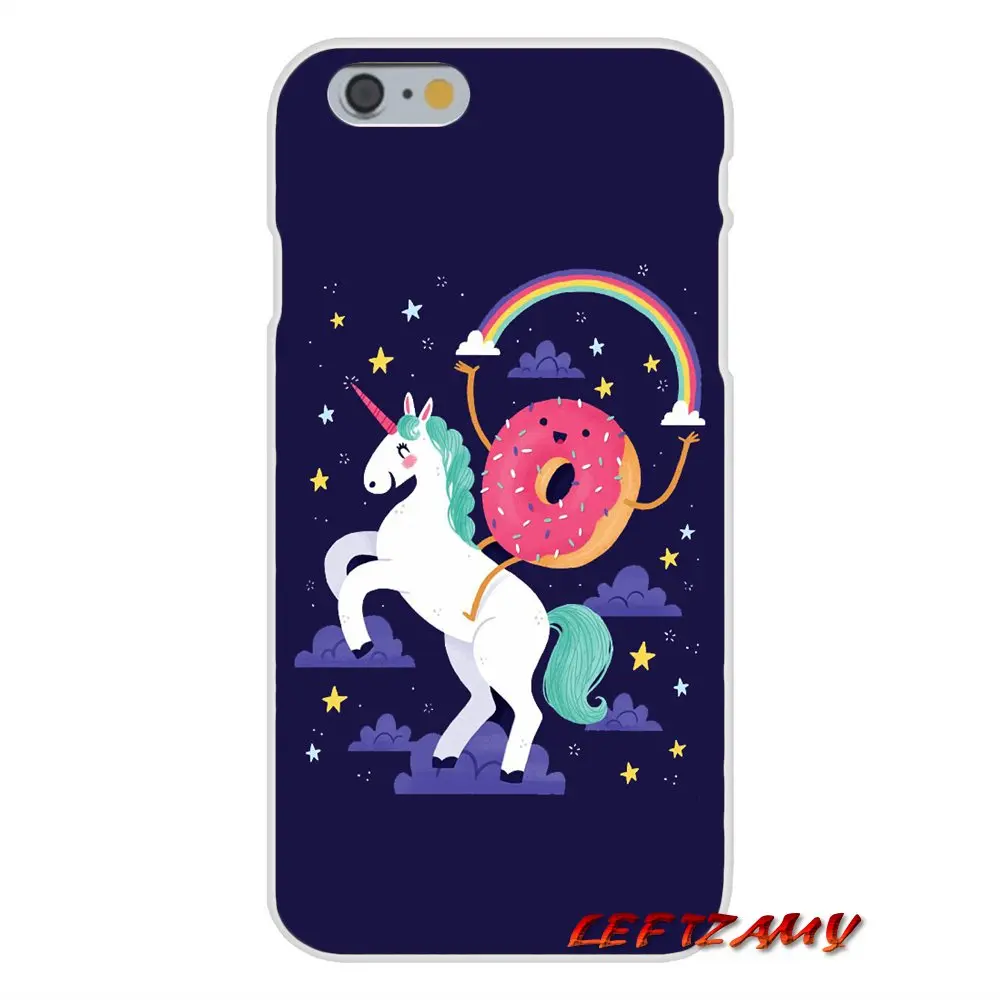 Kawaii Единорог милые и забавные пончики для Huawei P8 P9 P10 Lite 2017 Honor 4C 5X 5C 6X Mate 7 8 9 10 Pro
