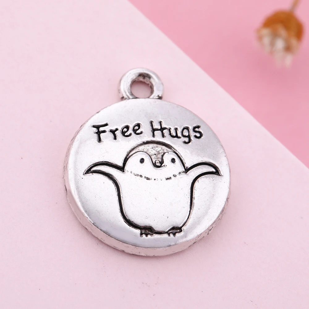 Подвеска в виде птицы EUEAVAN с надписью Free Hug 20 шт.|Шармы| |