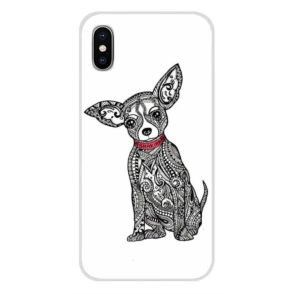 Полинезийские Чихуахуа для Apple iPhone X XR XS MAX 4 4S 5 5S 5C SE 6 6S 7 8 Plus ipod touch Аксессуары чехлы