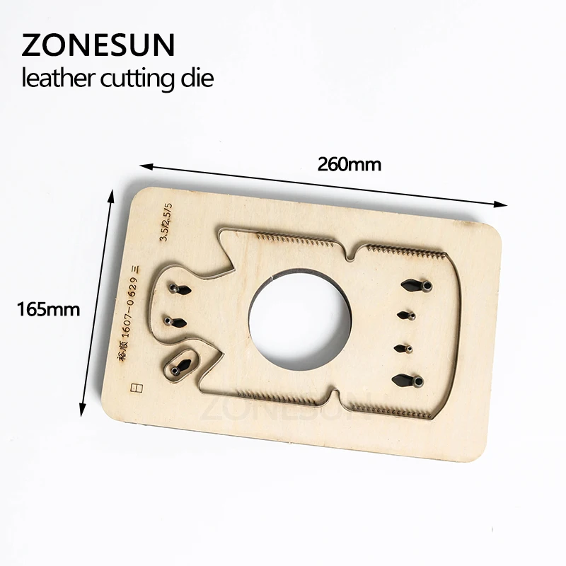 ZONESUN Подгонянная Свинья Форма Кожа ремесло DIY деревянный шаблонный нож Пробивной инструмент удар режущий плесень высечки животных японская сталь
