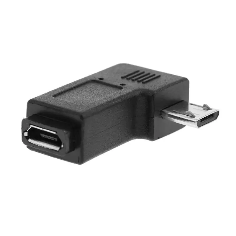 90 градусов под прямым углом локоть Micro USB адаптер «Папа-мама» l-образный Micro USB M/F зарядный преобразователь кабельного разъема