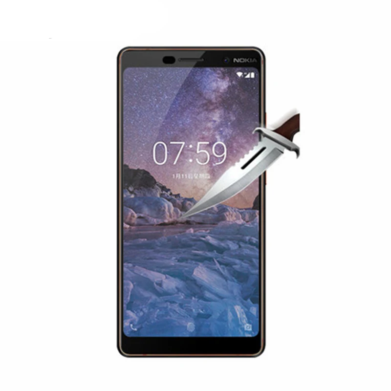 Baixin tempered glass for Nokia 7plus ultra thin 2.5D 9H screen protector anti-scratch film | Мобильные телефоны и