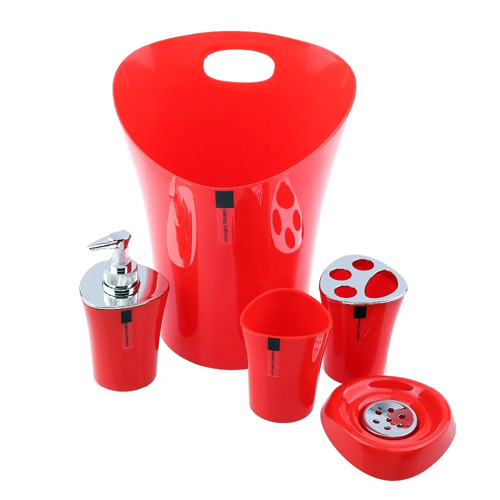 Набор мелтсет 5 шт набор для ванной дозатор мыла + мыльница держатель зубной щетки