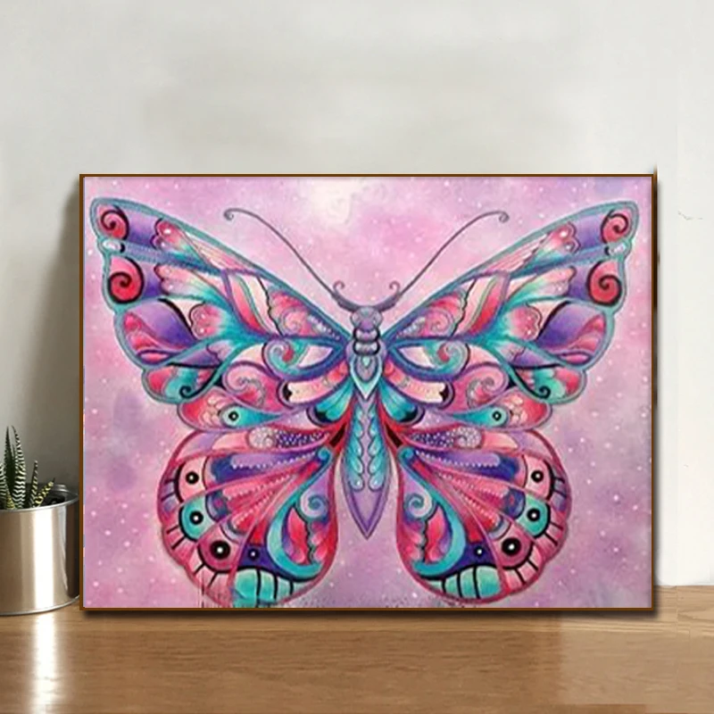 Nabi Diamond Painting Butterfly Diy Embroidery Mosaic Picture Rhinestone Handmade Kits Animal Pattern Home Decor | Дом и сад