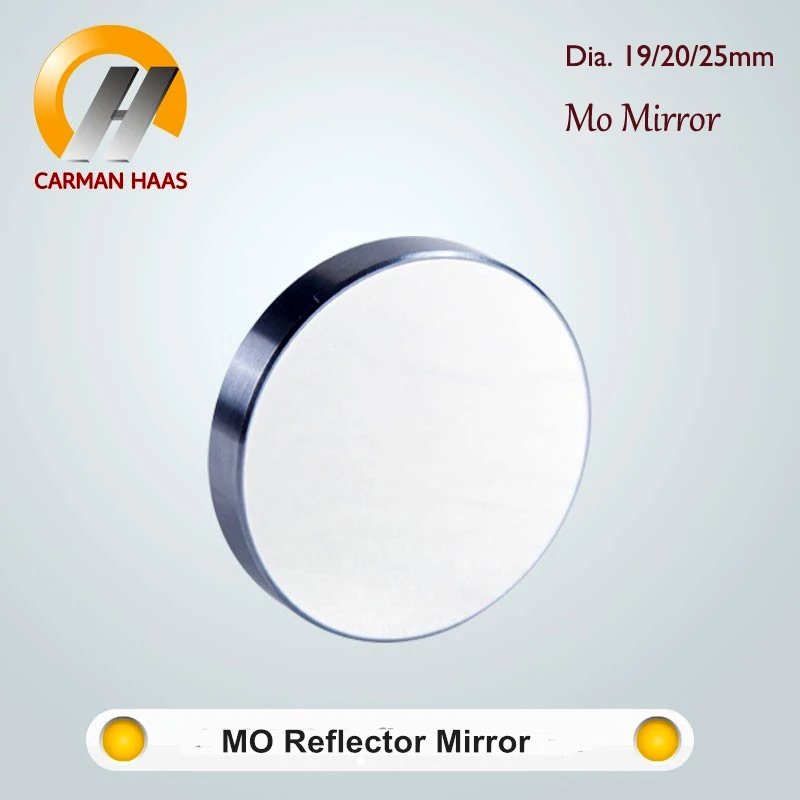Carmanhaas Co2 Laser Mo диаметр зеркала. 19 20 25 мм отражающее зеркало для лазерной гравировки