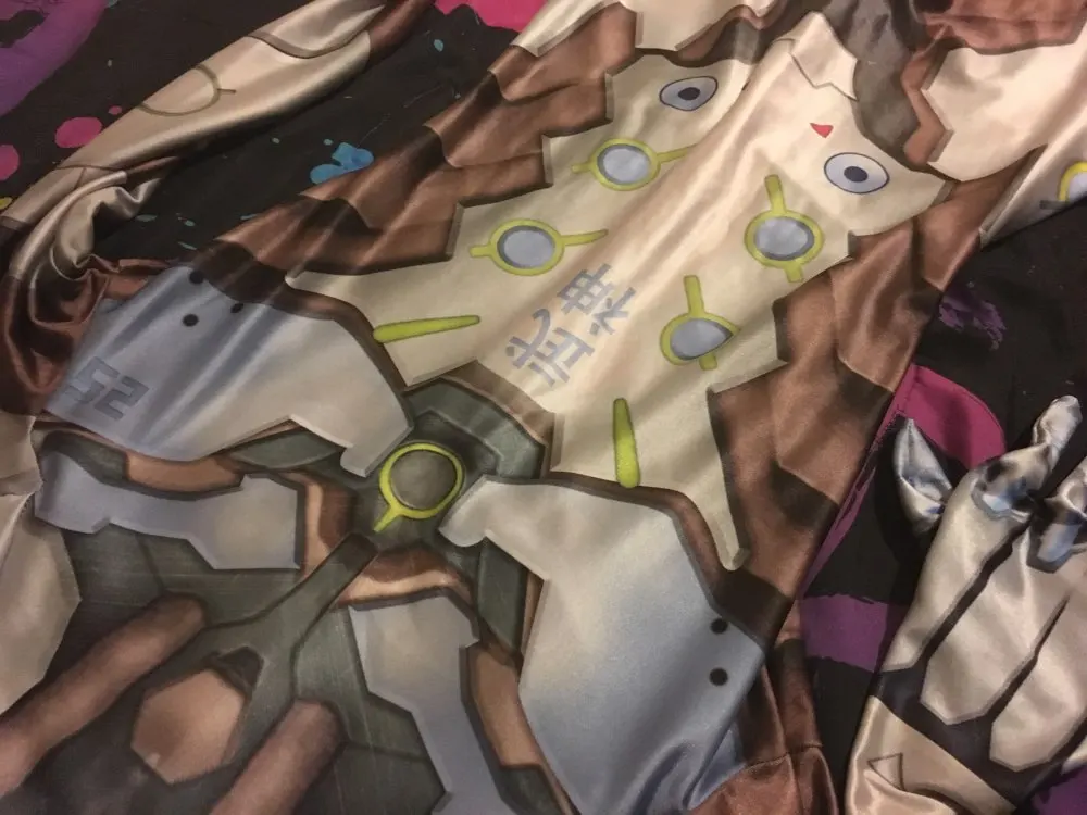 Игровой костюм генджи из спандекса с 3D принтом Genji zentai для косплея на заказ
