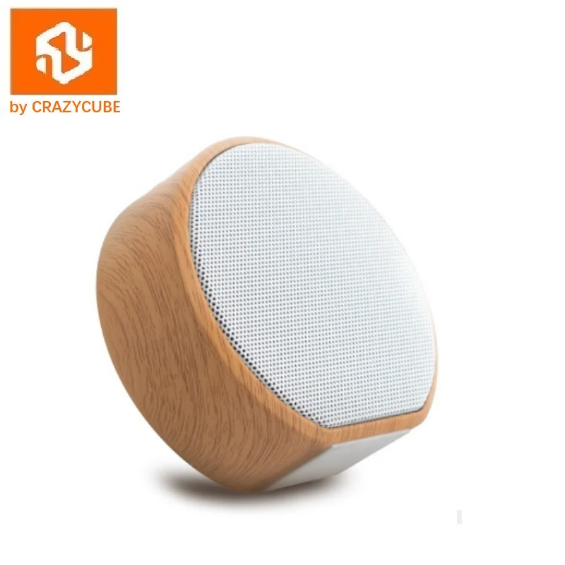 Деревянная bluetooth-колонка CrazyCube A60 лучше чем jbl go с громким динамиком 3 Вт |