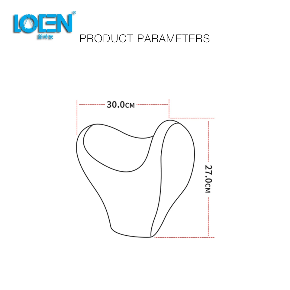 LOEN U shape Memory хлопковая Автомобильная подушка для шеи подголовник Memory Foam ткань автомобильное сиденье для шеи Подушка для автомобиля путешествия Офис Дом