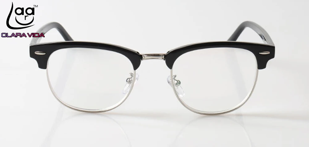 = Clear VIDA оправы для очков чтения с заклепками дизайнерские несферические линзы