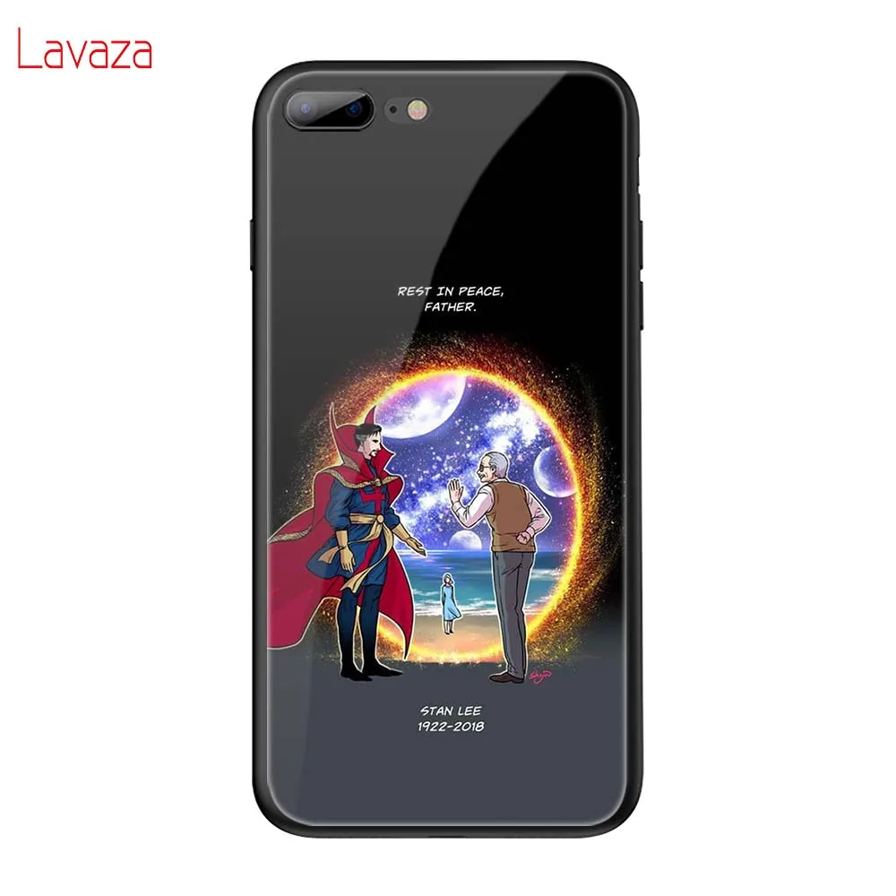 TG9 Lavaza MARVEL Studio Мстители закаленное стекло ТПУ чехол для iPhone 6 6S 7 8 Plus 5 5S SE XR X XS 11 Pro MAX чехол - Цвет: TG9