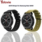 НАТО нейлон петля, ремешок для наручных часов для Huawei Watch 2 Pro 22 мм 20 мм Спортивные ремни для Samsung Galaxy WATCH Смарт-часов Garmin 645 часы