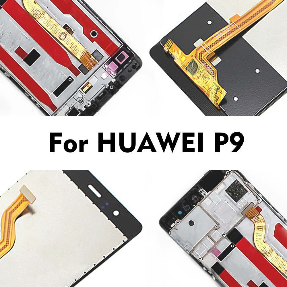 Sinbeda 5," для huawei P9, ЖК-дисплей, сенсорный экран, дигитайзер с рамкой, сборка для huawei P9 EVA-L09, EVA-L19, дисплей EVA L29