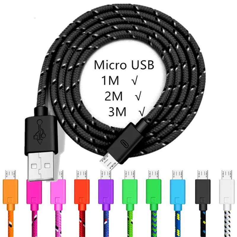 Micro usb нейлоновый кабель для зарядки и синхронизации данных Sony Z1 Z2 Z4 Z3 Z5 compact premium L36H