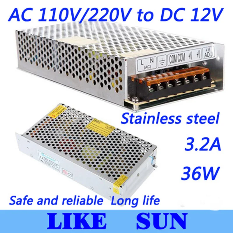 Высококачественный светодиодный импульсный источник питания 12 В 100 А 40 Вт