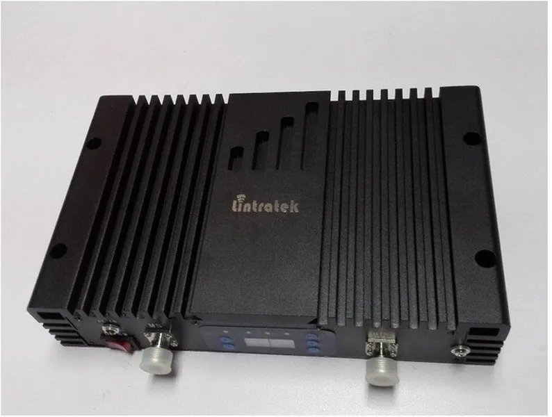 Рабочий 600m2 70 дБ AGC MGC ЖК-дисплей WCDMA 2100 МГц 4G LTE 2600 усилитель сигнала сотового